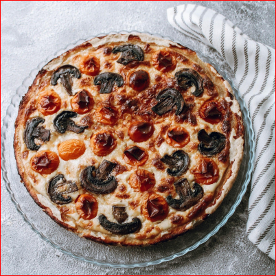 tarte aux champignons